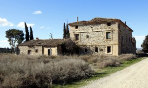 Pla general de la casa de Vallmanya on estiuejava Francesc Macià