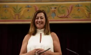 Francina Armengol, la nova presidenta del Congrés dels Diputats, després de ser escollida