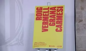 Cartell dels actes institucionals de la Diada de l'11 de setembre de 2023.