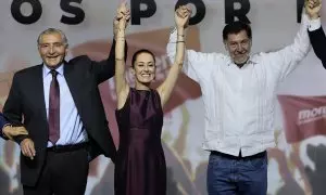 Claudia Sheinbaum tras ser designanada como candidata presidencial del 2024, en Ciudad de México, a 6 de septiembre de 2023.