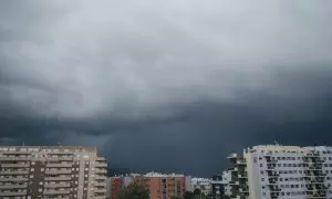 Cielo nublado, a 2 de septiembre de 2023, en Castellón, País Valencià.