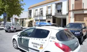 Imagen de archivo de un coche de la Guardia Civil, a 31 de julio del 2023.