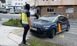 Un coche de la Policía Nacional en una imagen de archivo.