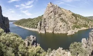 Vista del Parque Natural de Monfragüe, en Extremadura.