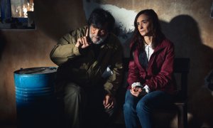 El cineasta Víctor Erice con la actriz Ana Torrent, en el rodaje (Avalon)