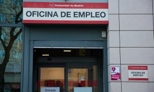 Una oficina del Servicio Público de Empleo Estatal (SEPE) en la calle de Méndez Álvaro, a 3 de enero de 2023, en Madrid