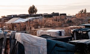 El asentamiento de Palos de la Frontera, antes de arder el domingo 24 de septiembre