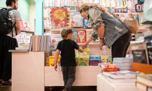 La sección infantil de una librería en una fotografía de archivo.