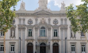 Fachada del Tribunal Supremo, a 7 de julio de 2023, en Madrid.