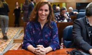 La portavoz de Más Madrid en la Asamblea de Madrid, Mónica García, durante un pleno en la Asamblea de Madrid, a 16 de noviembre de 2023.Gustavo Valiente / Europa Press