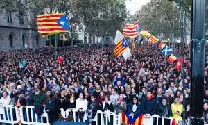 Imatge d'arxiu d'una manifestació convocada per Tsunami Democràtic - Pau Venteo / Europa Press