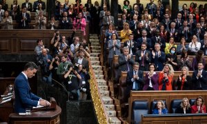 El presidente del Gobierno, Pedro Sánchez, interviene en el Congreso de los Diputados, a 15 de noviembre de 2023.Alejandro Martínez Vélez / Europa Press