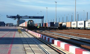 Trens al Port de Barcelona. / PORT DE BARCELONA