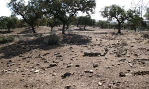 Imagen de la finca donde se abrirá la eventual mina a cielo abierto en Aznalcóllar, Sevilla.- Perfil de Facebook de No a la minería en Campo de Tejada.