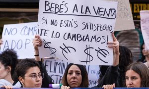 Imagen de archivo de una manifestación en contra de la explotación de las mujeres. / Europa Press