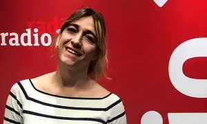 La actriz trans Abril Zamora, creadora y protagonista de la serie ‘Todo lo otro’.