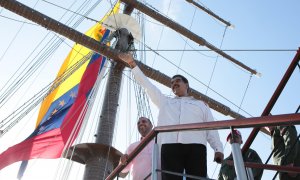 El presidente de Venezuela, Nicolás Maduro, durante la inauguración de la Cinta Costera Paseo La Marina, en La Guaira, Venezuela, a 29 de noviembre de 2023.