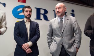 Pablo Bustinduy en su visita al CERMI