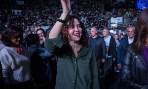 La presidenta de la Comunidad de Madrid, Isabel Díaz Ayuso, durante un acto en Madrid, a 13 de diciembre de 2023.