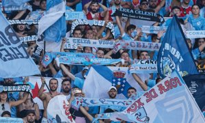 18/12/23 Hinchada del Celta durante un partido.