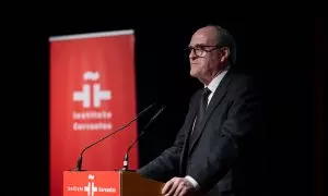 El Defensor del Pueblo, Ángel Gabilondo, durante un acto en Madrid, a 13 de diciembre de 2023.