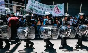 Manifestaciones contra Javier Milei