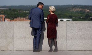 Pedro Sánchez y Ursula von der Leyen