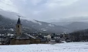 Panoràmica de la localitat Sort nevada