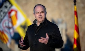 El secretario general de Junts per Catalunya, Jordi Turull, en el cementerio de Montjuic, a 25 de diciembre de 2023, en Barcelona.