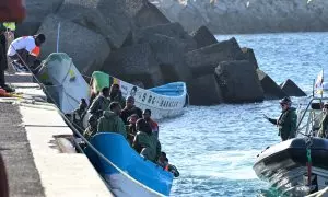 Llegada de migrantes a El Hierro