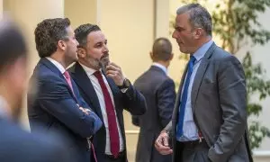 Santiago Abascal y Javier Ortega Smith