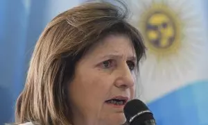 Imagen de archivo de la ministra argentina Patricia Bullrich, a 25 de octubre de 2023, en Buenos Aires.