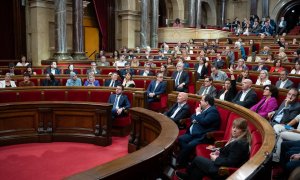 Sesión plenaria en el Parlament de Catalunya, a 25 de octubre de 2023.