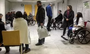 Imagen de archivo de la sala de espera de Urgencias en un hospital.