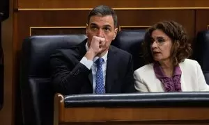 Pedro Sánchez, María Jesús Montero