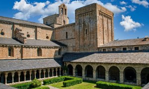 Claustre de la Catedral de Santa Maria de la Seu d'Urgell.