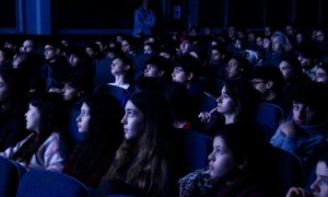 Imatge d'arxiu d'alumnes al Sex Education Film Festival de Terrassa.