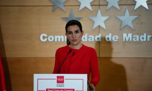 La portavoz de VOX en la Asamblea de Madrid, Rocío Monasterio.