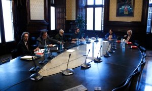 Reunió de la Mesa del Parlament