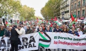 20/2/24 - Foto de archivo de una manifestación en apoyo al Sahara Occidental,  a 11 de noviembre de 2023, en Madrid (España).