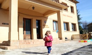 L'antiga escola de Saldes ara és un espai familiar