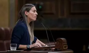 07/03/2024 La portavoz de Junts en el Congreso, Miriam Nogueras, durante una sesión plenaria en el Congreso de los Diputados, a 27 de febrero de 2024.