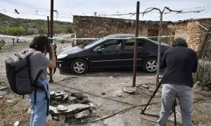 19/03/2024 Cortijo en Las Alcubillas, una pedanía cuya mitad de territorio corresponde a Gérgal (Amería) donde han sido encontrados los cuerpos de las niñas.