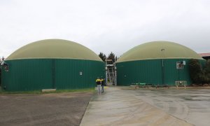 Una planta de biogas al municipi gironí de Vilobí d'Onyar.