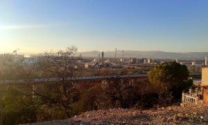 Una vista del polígon petroquímic de Tarragona.