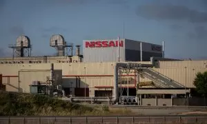 Exterior de la fábrica de Nissan en la Zona Franca de Barcelona, a 28 de mayo de 2020.