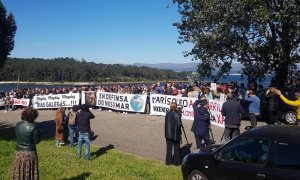 1974/24  Concentración frente a la ría de Pontevedra contra la celulosa de Altri