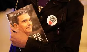 Manifestación en apoyo de Pedro Sánchez