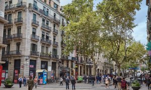 Una imatge del Passeig del Born de Barcelona.