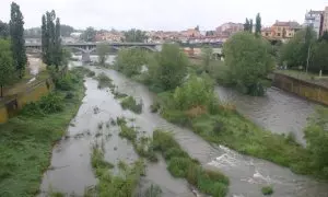 30/04/2024 - El Ter al seu pas per Roda de Ter (Osona) aquest dimarts.